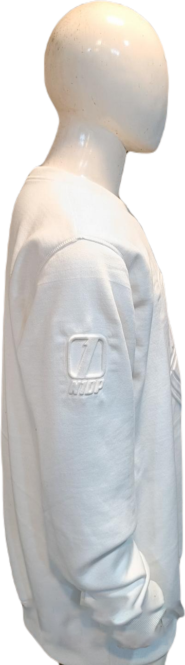 OFF-WHITE FLEECE CREW NECK