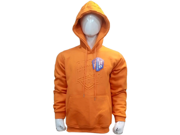 ORANGE EMBOSS HOODY